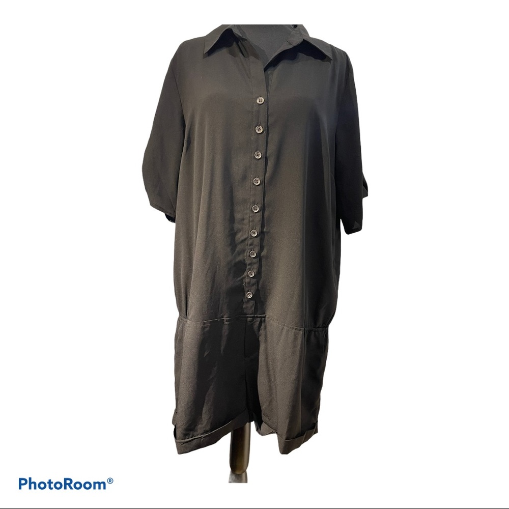 Daisy Fuentes Romper missing belt Would be cute to add scarf